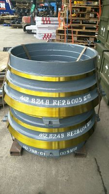 CH420 Cone Crusher Parts Mantle and Bowl Liner of Casting Processing Type Weight 999 KG