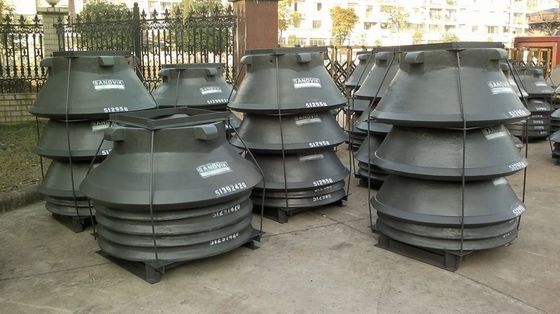 Acceptable OEM CH430 High Manganese Cone Crusher Wear Parts Mantle and Concave for Ore Mining