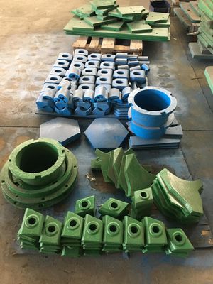 B7000 Vertical Shaft Impact Crusher Feed Tube with OEM Wear Plate in Middle Position