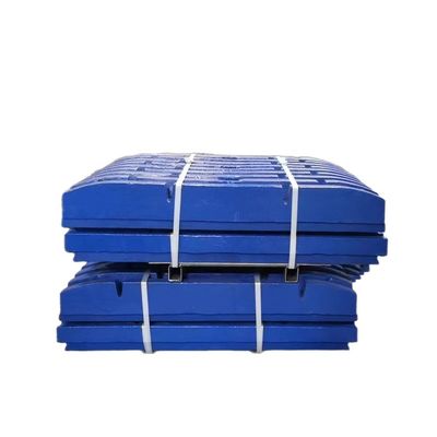 Mn13 Mn18 Jaw Plate for Stone Crusher in Forging Machining Process and Color Options