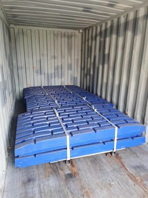 Mn13 Mn18 Jaw Plate for Stone Crusher in Forging Machining Process and Color Options