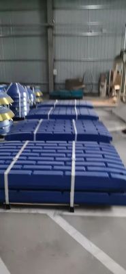 Mn13 Mn18 Jaw Plate for Stone Crusher in Forging Machining Process and Color Options