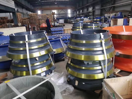 EN124 Standard Cs660 Mining Machine Spare Parts Mn18 Cr2 Cone Crusher Mantle Concave