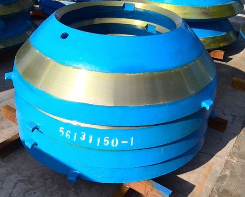 TEREX Cone Crusher Mantle Bowl Liner Wear Parts for Ore Mining in Colorful Variations