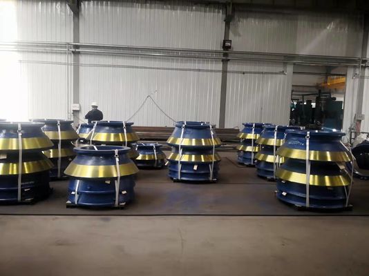 OEM Cone Crusher Wear Parts Plate Mantle Concave HP5 HP6 Customized Design Advantage