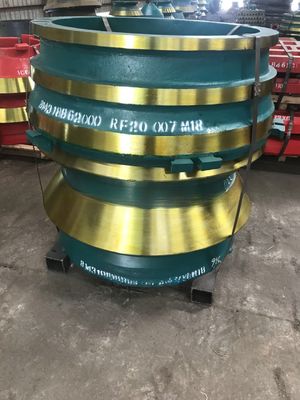 Mn18 Cone Crusher Concave Mantle Bowl Liner Crusher Spare Parts for Energy Mining