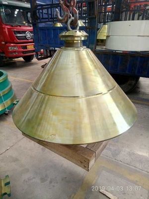 Forged Cone Crusher Head Assembly Spare Parts Process Forging Machining Weight KG 100