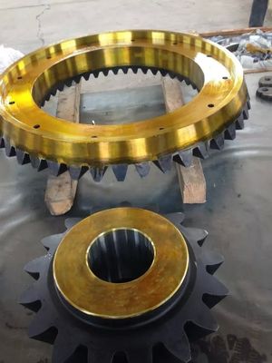 Drive Gear Pair for Mining Stone Cone Crusher Forging and Machining Services Offered