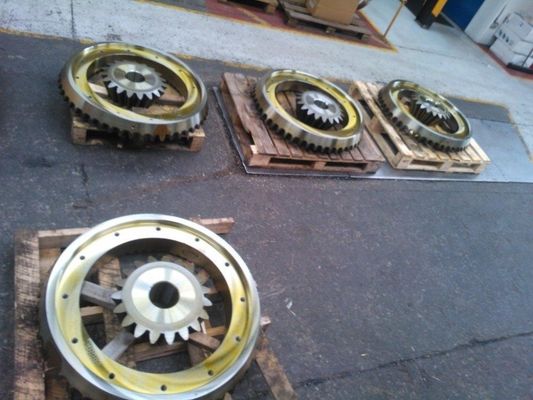 Drive Gear Pair for Mining Stone Cone Crusher Forging and Machining Services Offered
