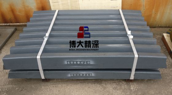400.1101 Jaw Plate for Cone Crusher Spare Wear Parts in Manufacturing