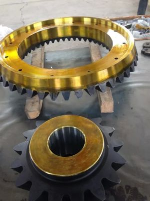 Carbon Steel Mining Stone Cone Crusher Parts Drive Gear Pair Hot in Sale Original Color