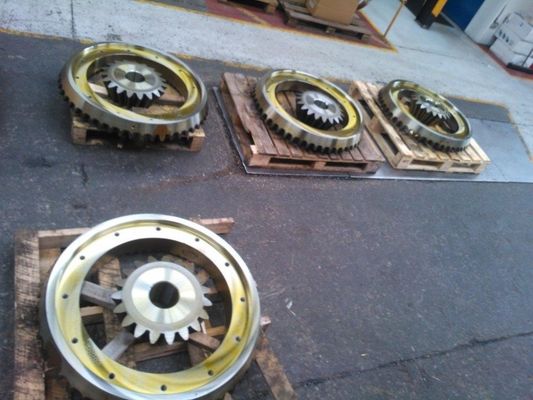 Customized Surface Treated Drive Gear Pair for Mining Stone Cone Crusher Spare Parts