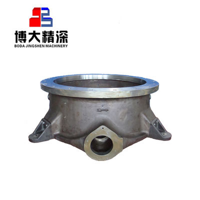 Main Frame 1033781826 in Carbon Steel for Cone Crusher Spare Parts OEM Acceptable