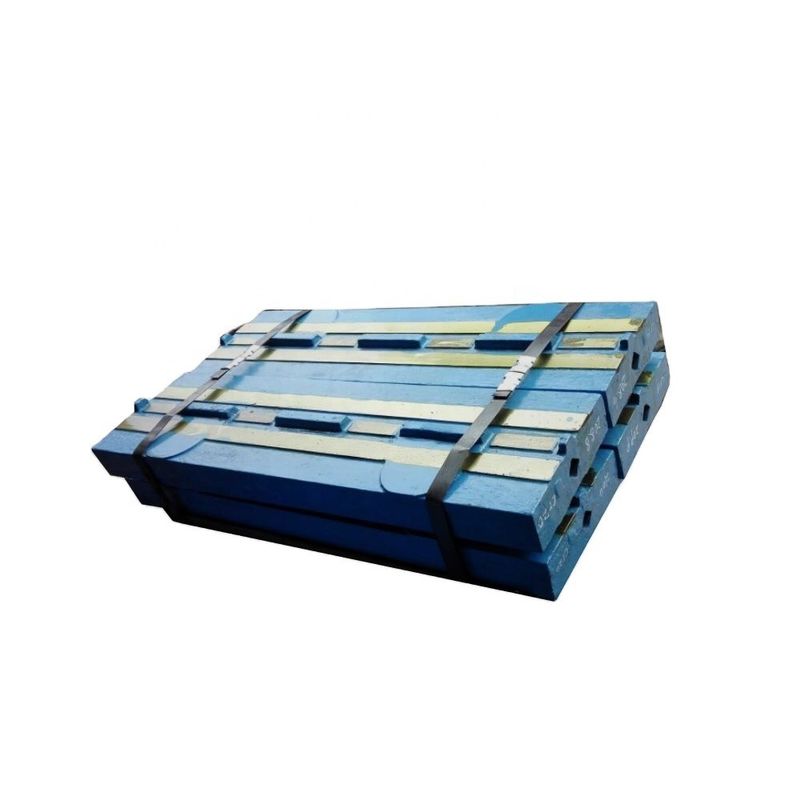 Stone Mining Machine Impact Crusher Wear Parts High Manganese Steel Blow Bar Advantage