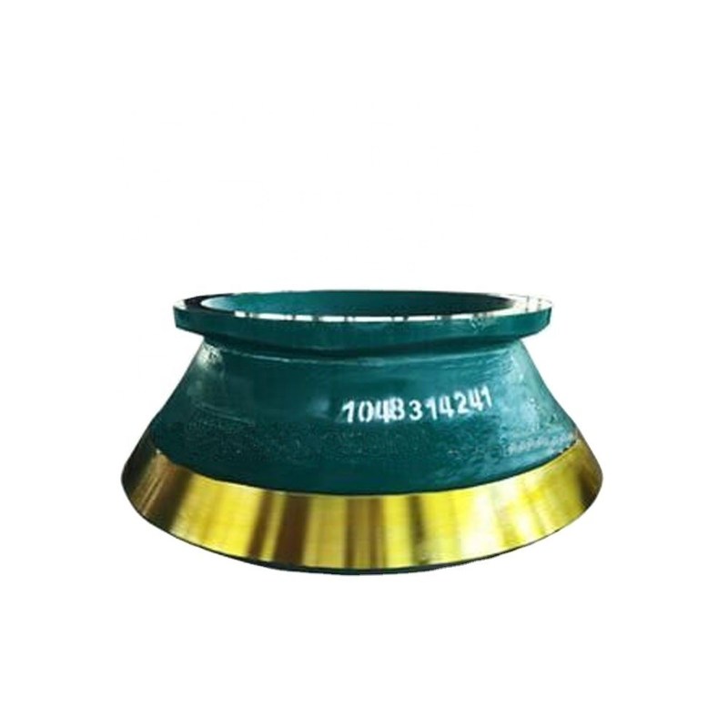 High Manganese Steel HP100/200/300/400 Cone Crusher Bowl Liner And Mantle Weight KG 1000