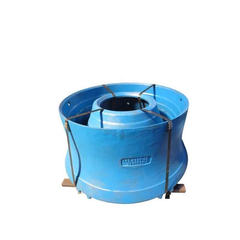 High Manganese Steel Mantle and Concave for H6800 Cone Crusher Spare Parts Long Life Resistance