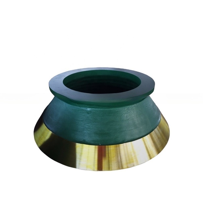 Long Life HP500 Crusher Bowl Liner in Mn18Cr2 Material for Customized Wear Parts