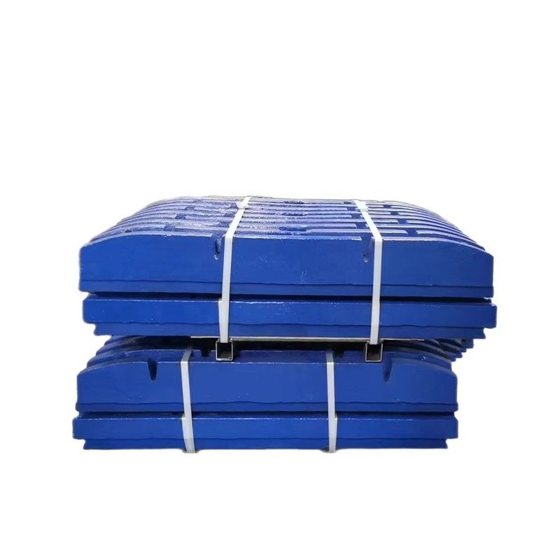 Mn13 Mn18 Jaw Plate for Stone Crusher in Forging Machining Process and Color Options