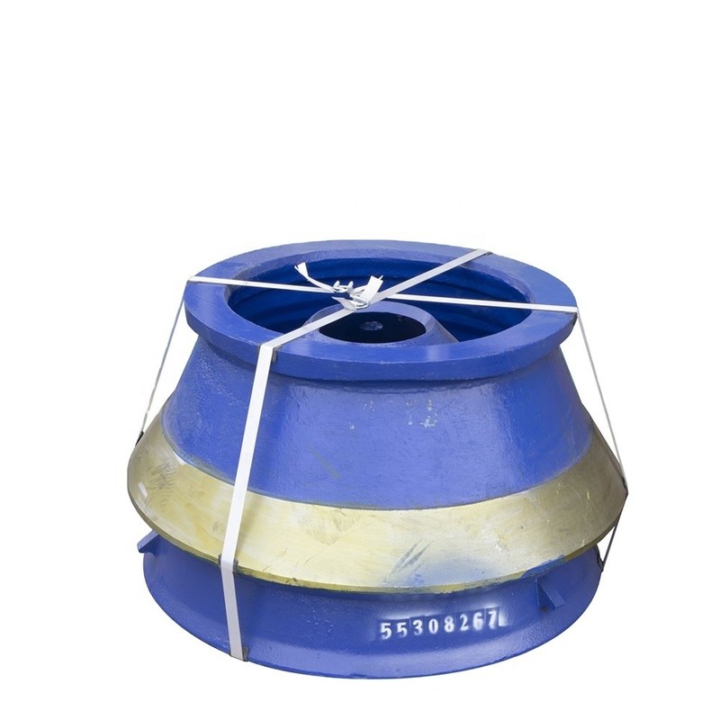 Quarry Crusher HP100 High Manganese Spare Parts Mn18Cr2 Concave for Cone Crusher Drawings